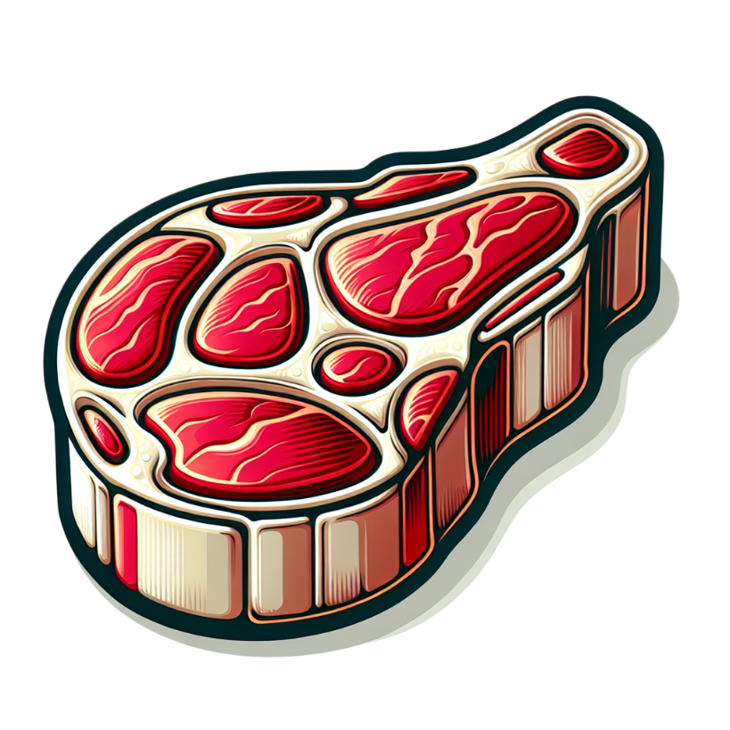 A floating steak